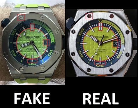 ap watch blue face replica noob|Fake Audemars Piguet vs Real .